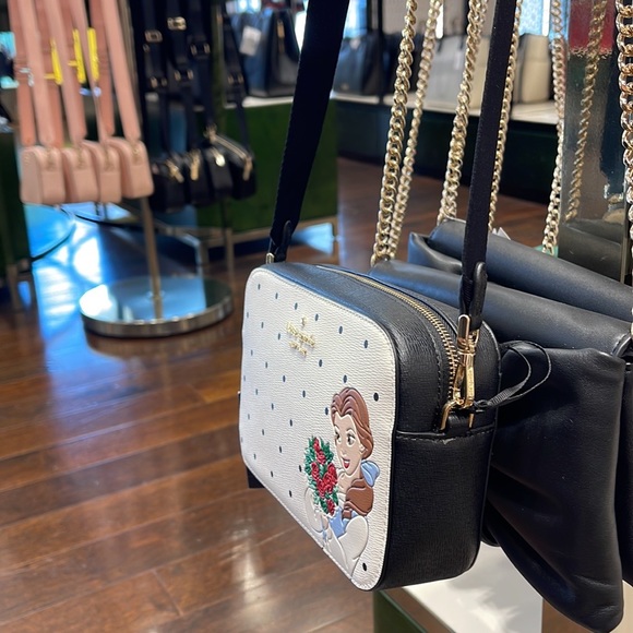 Disney X Kate Spade Beauty Mini Camera Crossbody Bag Cream Multi
 NWT - Picture 7 of 16